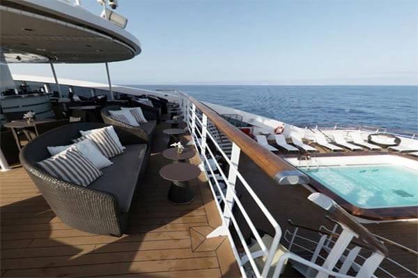 Open Air Bar And Pool