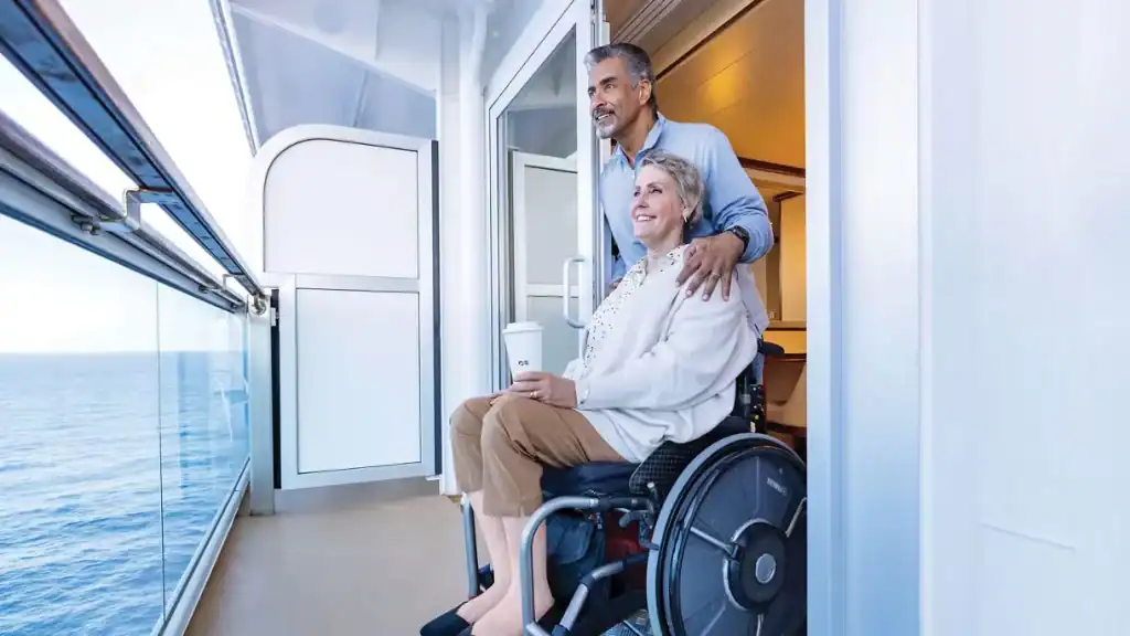 accessible cruise wheelchair balcony